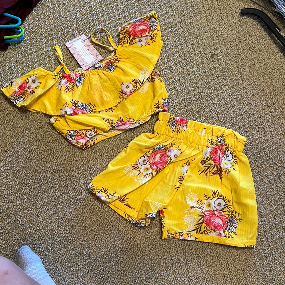 Little girls shirt set